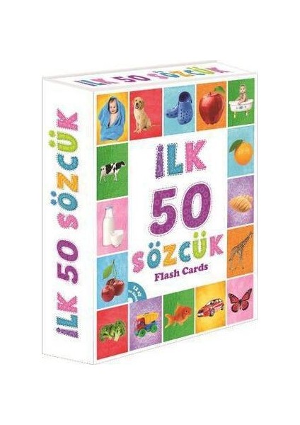 Diy-Toy Bebeğimin İlk Flash Kartları Oyun Seti İlk 50 Sözcük + İlk Zeka Kartları