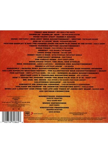 Quentin Tarantino's Once Upon A Time CD fiyatları