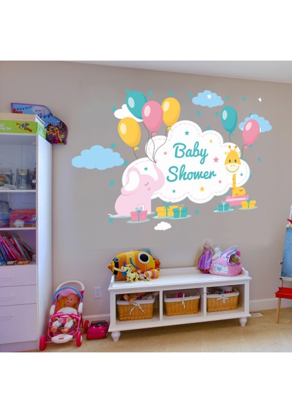 Parti Çocuk Baby Shower Duvar Sticker