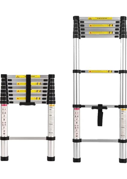 Alüminyum Teleskopik Merdiven | 11 Basamak - 3.2 Metre