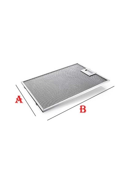 Aspiratör & Davlumbaz Alüminyum Filtresi - 205 X 474 mm Tırnak Arası 4.5 Cm modelleri