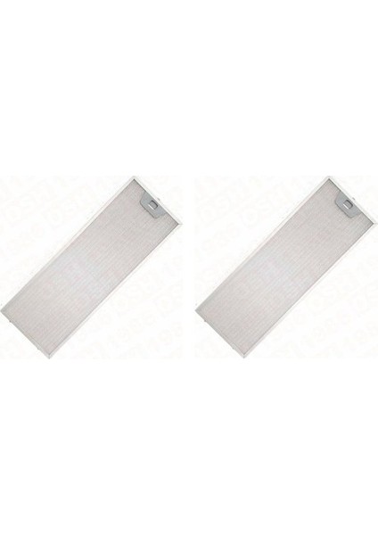 Aspiratör & Davlumbaz Alüminyum Filtresi - 205 X 474 mm Tırnak Arası 4.5 Cm