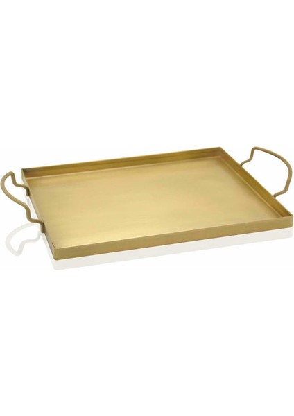 SNM0181 Gold Kaplama 30 x 19 cm Sunum Tepsisi