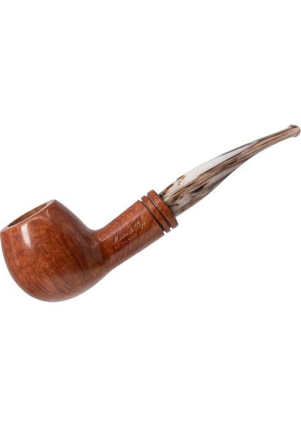 3-B Fatta A Mano 9mm. Filtreli Akrilik Saplı Pipo