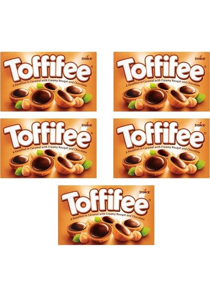 Toffifee Fındıklı Karamelli Çikolata 125 gr 5'li