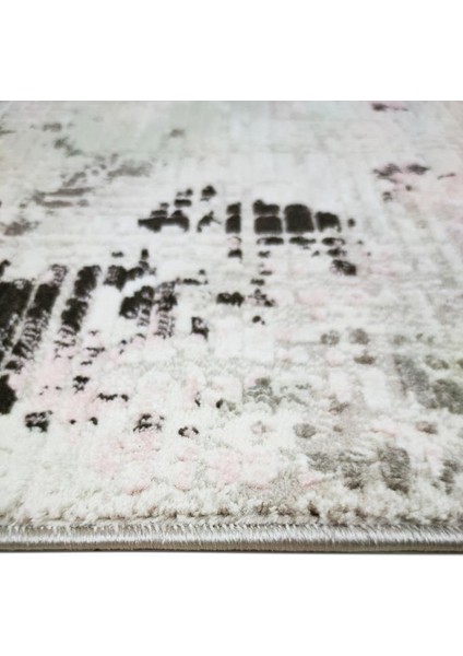 Modern Yumuşak Tuşeli Halı Halley 9490A Pembe modelleri