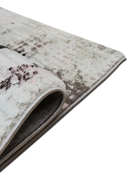 Modern Yumuşak Tuşeli Halı Halley 9490A Pembe fırsatları