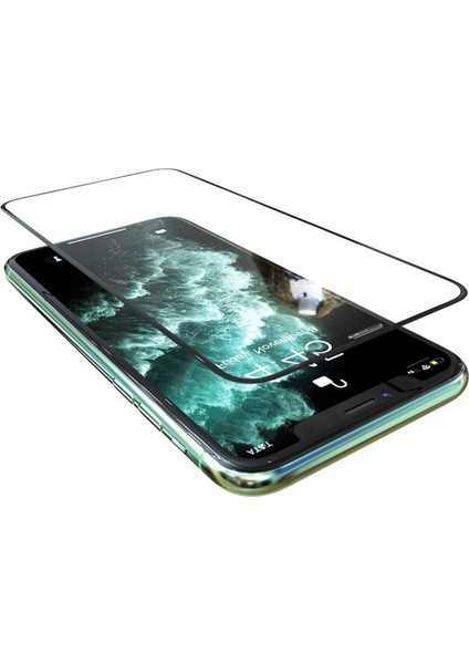 Apple iPhone 11 Full Kaplama 6D 9H Temperli Cam (2'li Paket)