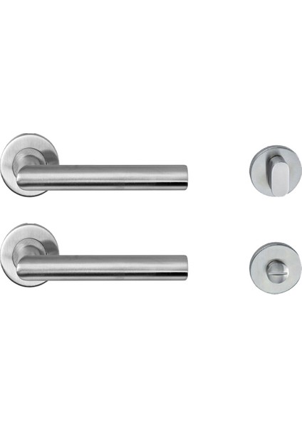 Werner-P Banyo-Wc Kapı Kolu Takımı P.Çelik Mat 903.99.500
