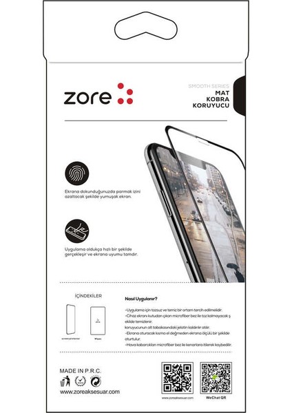 Huawei Honor 20 Zore Mat Kobra Esnek Full Ekran Koruyucu modelleri