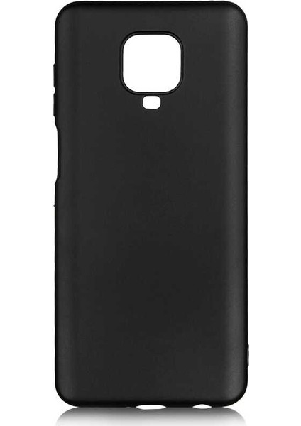 Xiaomi Redmi Note 9S/Pro Kılıf Zore Premier Mat Silikon Kapak Siyah