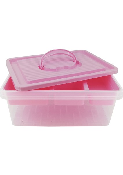 Saklama ve Düzenleme Kutusu Organizer Pembe