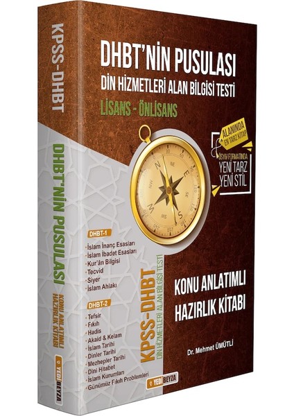 DHBT’nin Pusulası 2020 Lisans - Önlisans Konu Anlatımlı Hazırlık Kitabı