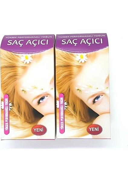 Yüksek Performanslı Yoğun Saç Açıcı Toz 2 Adet
