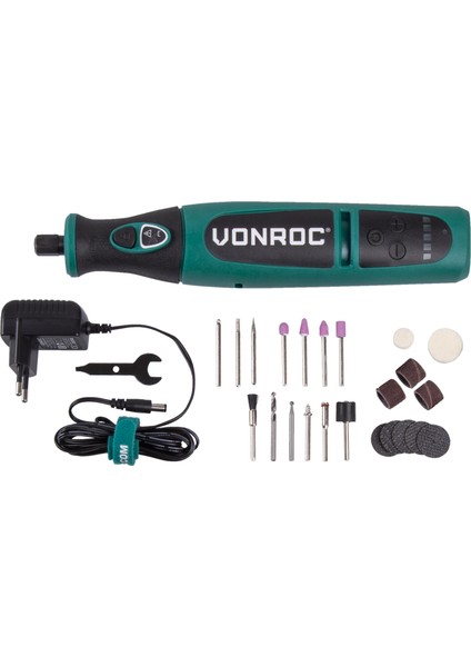 Akülü Mini Taşlama Çok Amaçlı Hobi Gravur Seti 8V - 24 Aksesuar
