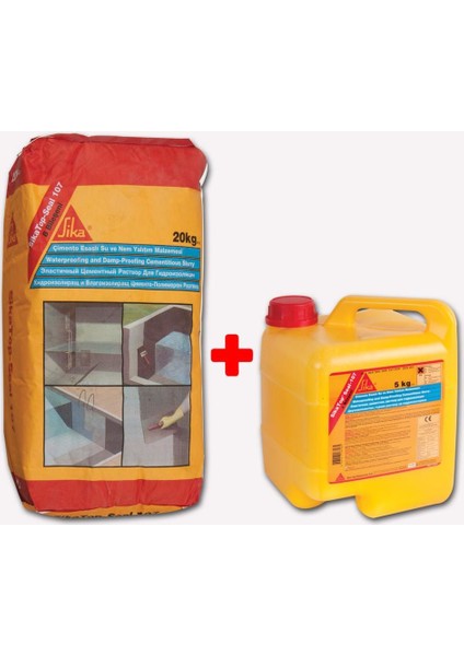 top-Seal 107 Çimento Esaslı Su ve Nem Yalıtım Malzemesi 20+5
