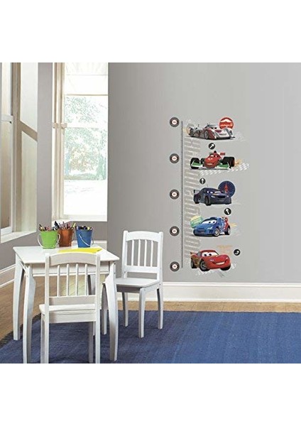 RoomMates RMK1585GC Arabalar - 2 Büyüme Tablosu Duvar Sticker