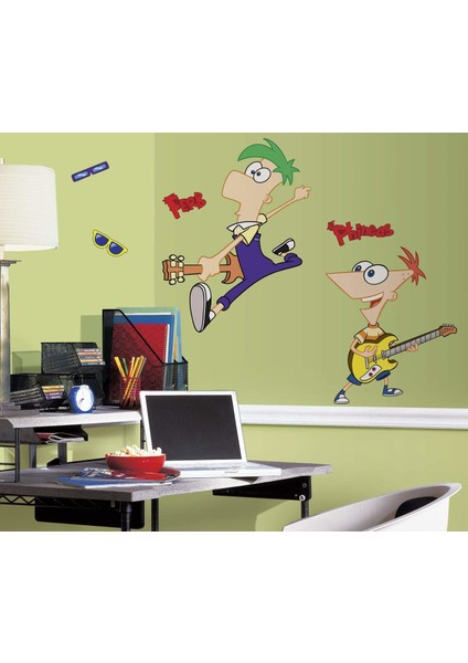 RoomMates RMK1534GM Phineas ve Ferb Duvar Sticker