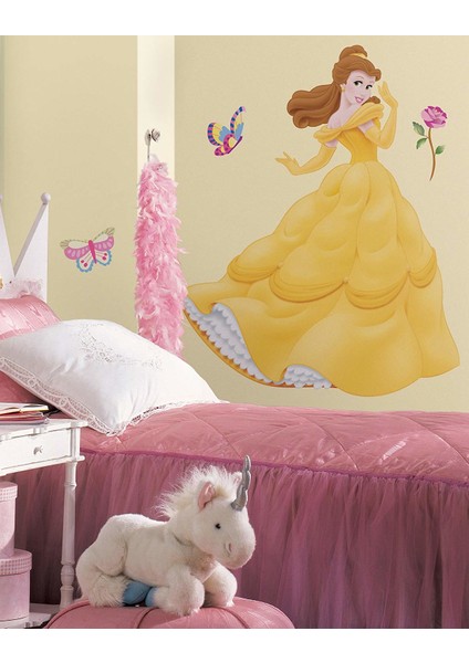 RoomMates RMK1464GM Disney Prensesler Belle Duvar Sticker