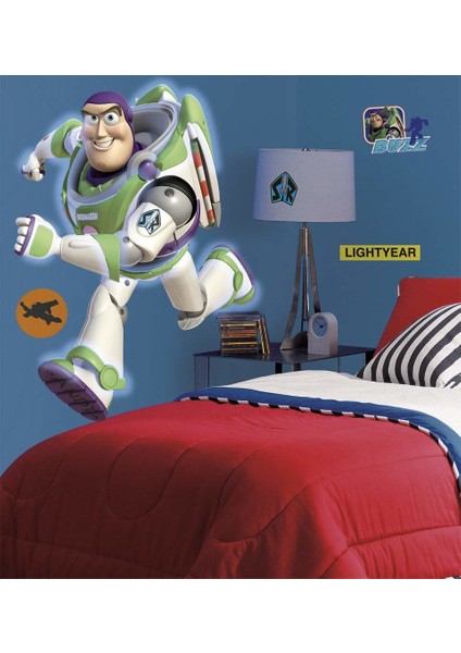 RoomMates RMK1431GM Oyuncak Hikayesi - 3 Buzz Glow Duvar Sticker