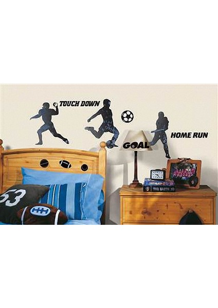 RoomMates RMK1312SCS Basketbol - Futbol - Rugby - Beyzbol Duvar Sticker