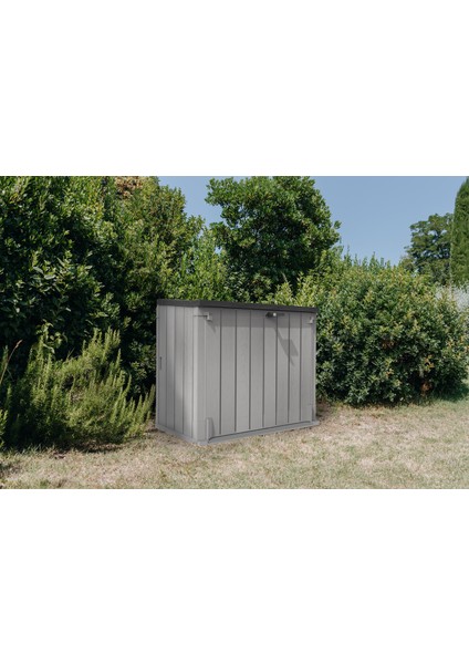 Storer Plus XL 1330Lt Bahçe Depolama Dolabı, Sandığı, Plastik Dolap Gri/Antrasit fiyatları