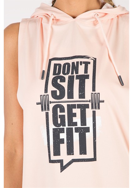 Regular Kadın Kapşonlu Kolsuz Neon Sarı Atlet 17503 modelleri