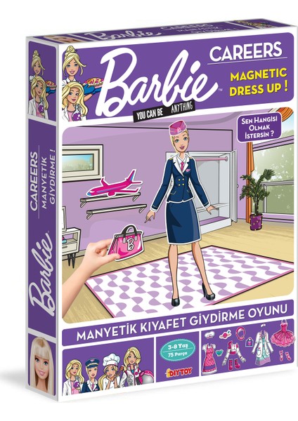 Diytoy Manyetik Kıyafet Giydirme Oyunu - Dress Up Career