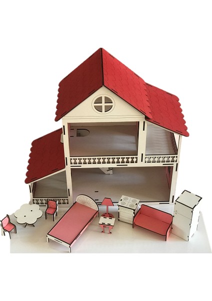 Peri Rüya Ahşap Çocuk Oyun Evi 2 Katlı modelleri