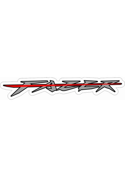 Yamaha Fazer Sticker - 14055 Renkli 17 x 3 cm