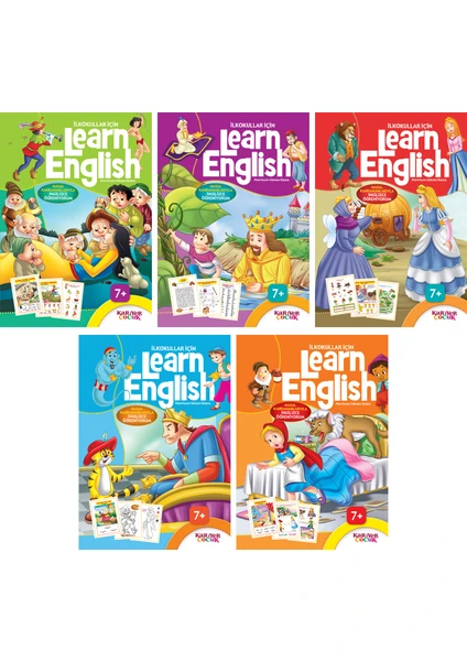 Ilkokullar Için Learn English Set 5 - Kitap