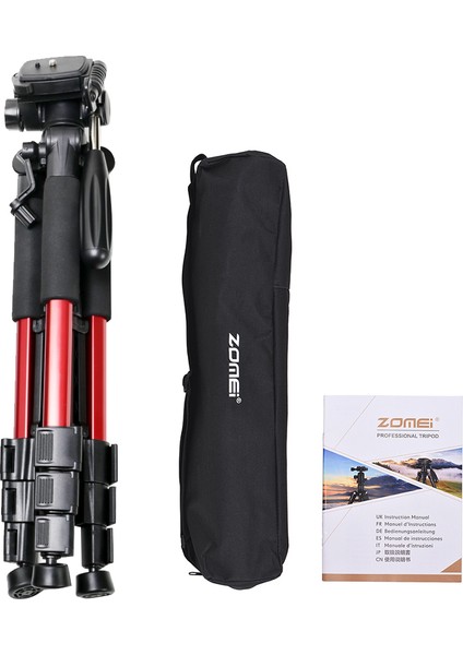 Q111 Profesyonel Alüminyum Tripod 5 kg Taşıma Kapasiteli