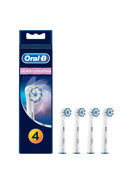 Sensitive Ultra Thin 4'lü Diş Fırçası Yedek Başlığı EB60