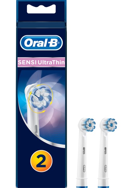 Sensitive Ultra Thin 2'li Diş Fırçası Yedek Başlığı EB60