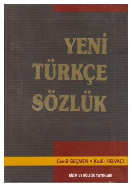 Bilim ve Kültür Yayınları Yeni Türkçe Sözlük (6-7-8 Ortaöğretim) - Cemil Geçmen