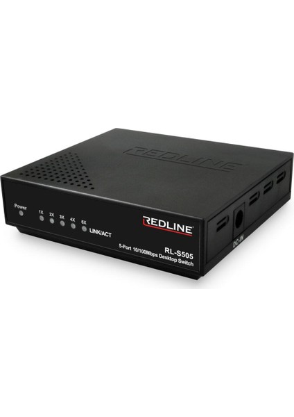 Redlıne RL-S505 5-Port 10/100MBPS Desktop Switch