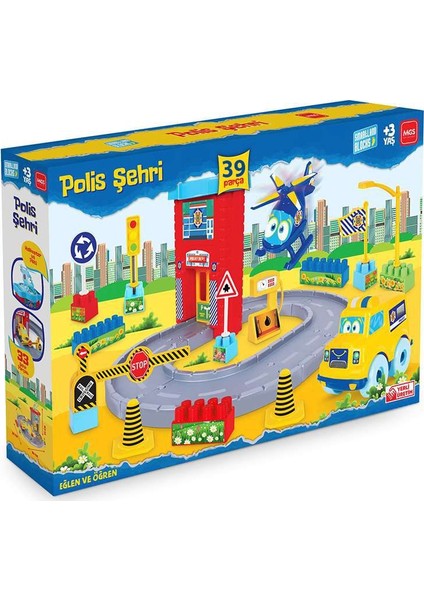 3593 Smartland Blocks Polis Şehri 39 Parça