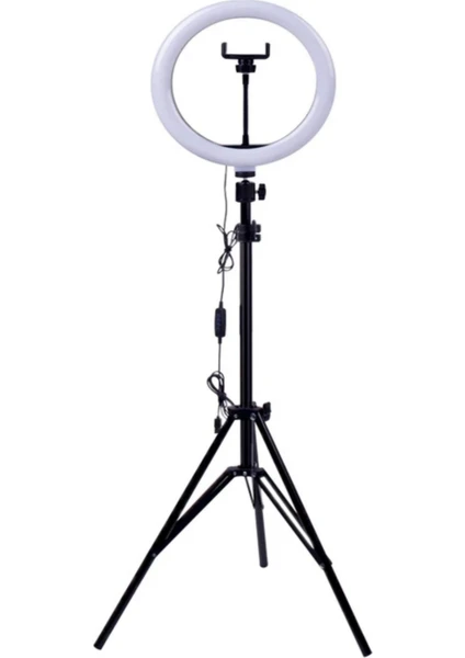 Ring Light LED Sürekli Işık 14" Youtuber Light Kuaför Işığı Işık Ayaklı Tripod