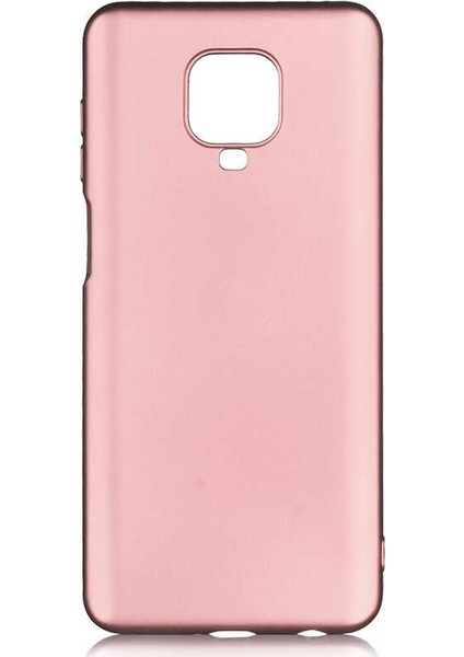 Xiaomi Redmi Note 9s Kılıf Mat Premium Silikon Kılıf Rose