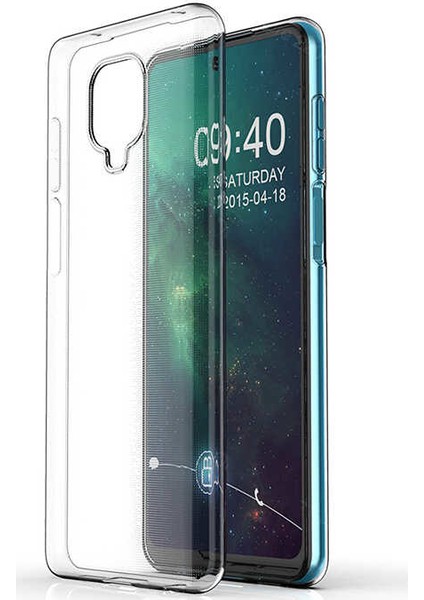 Xiaomi Redmi Note 9s Kılıf Süper Silikon Kılıf Şeffaf