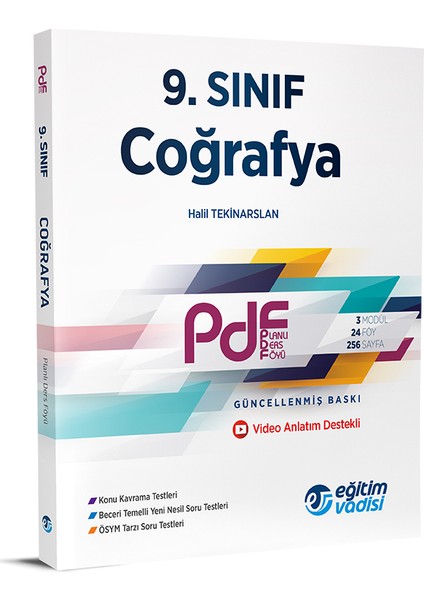 9.Sınıf Coğrafya PDF Video Anlatım Destekli