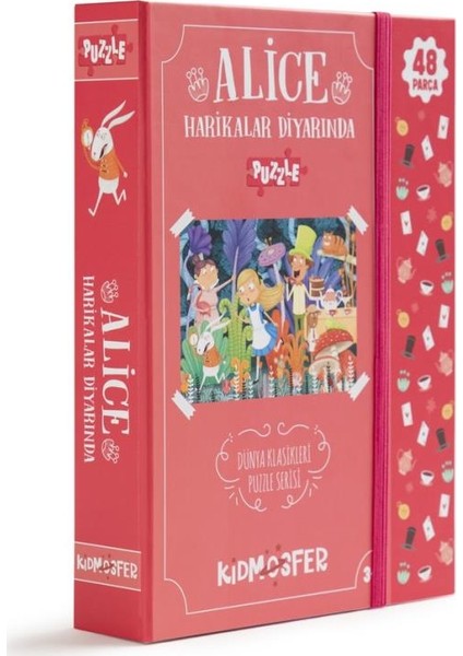 Alice Harikalar Diyarında Puzzle (Yapboz)