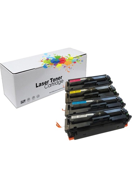 LBP-653CDW-LBP-645CX 4 Renk Muadil Toner Seti CMYK CRG-046-1
