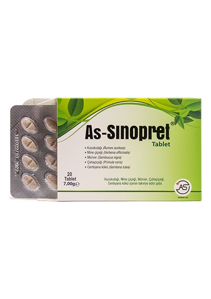 As-Sinopret 20 Tablet