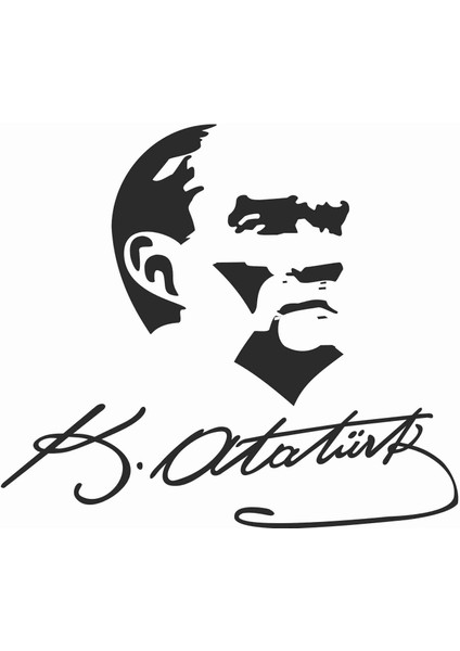 Atatürk Şeffaf Sticker - 11008