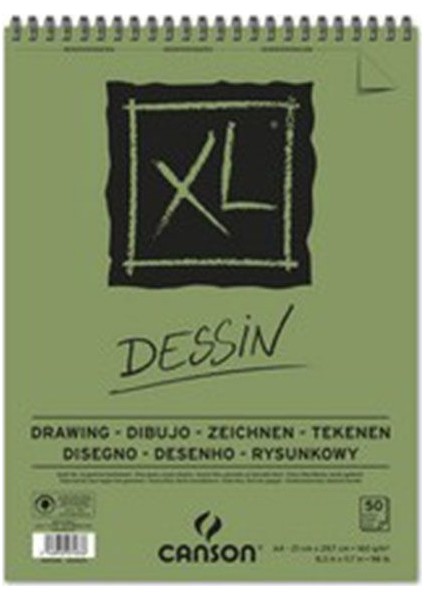 Xl Drawing Dessin Spiralli Light Grain 160G 50 Yaprak A4