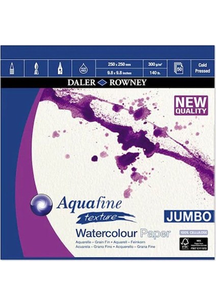 Aquafine Texture Jumbo 50 Yaprak 300G 25X25CM