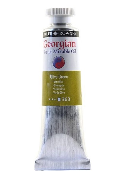Dr Georgian Water Mixable Su Bazlı Yağlı B 37ML 363 Olive Green