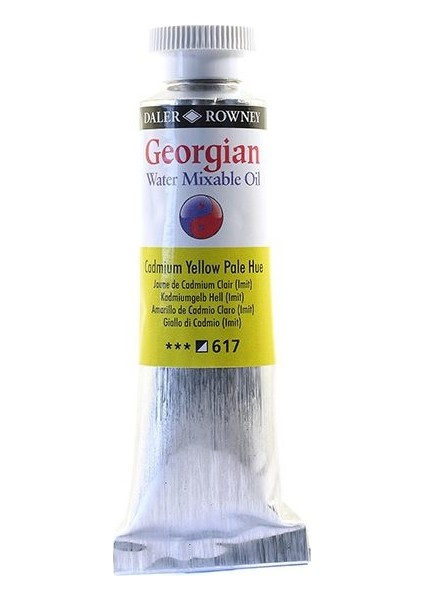 Dr Georgian Water Mixable Yağlı B 37ML 617 Cadmium Yelow Pale Hue