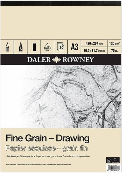 Fine Grain Drawing Pads 30 Yaprak 120 G A3